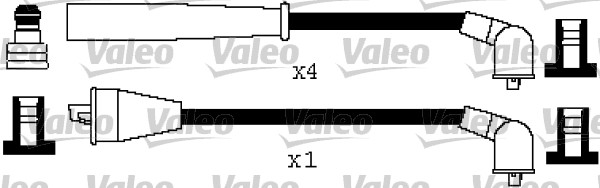 Sada zapaľovacích káblov VALEO