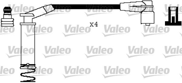 Sada zapaľovacích káblov VALEO
