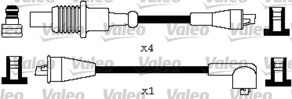 Sada zapaľovacích káblov VALEO