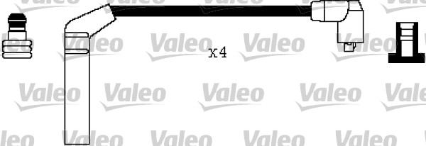 Sada zapaľovacích káblov VALEO
