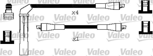 Sada zapaľovacích káblov VALEO