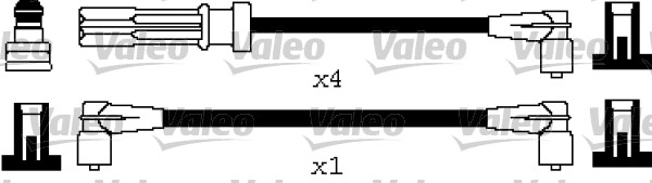 Sada zapaľovacích káblov VALEO