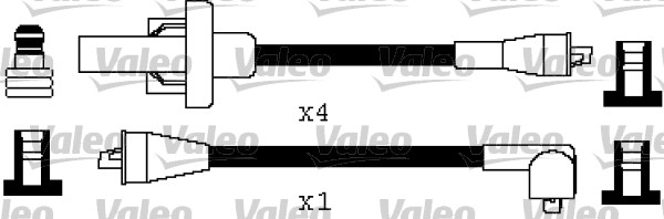 Sada zapaľovacích káblov VALEO