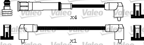Sada zapaľovacích káblov VALEO