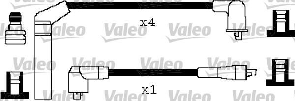 Sada zapaľovacích káblov VALEO
