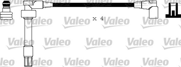 Sada zapaľovacích káblov VALEO
