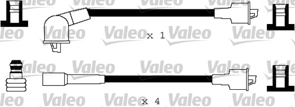 Sada zapaľovacích káblov VALEO