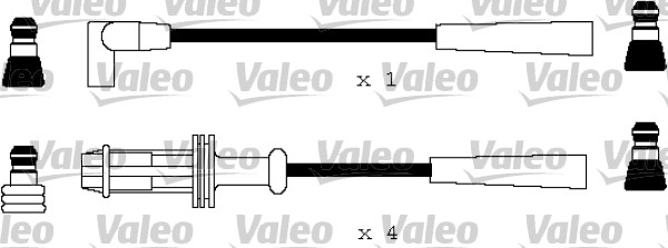 Sada zapaľovacích káblov VALEO