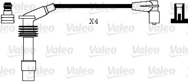 Sada zapaľovacích káblov VALEO