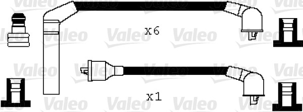 Sada zapaľovacích káblov VALEO