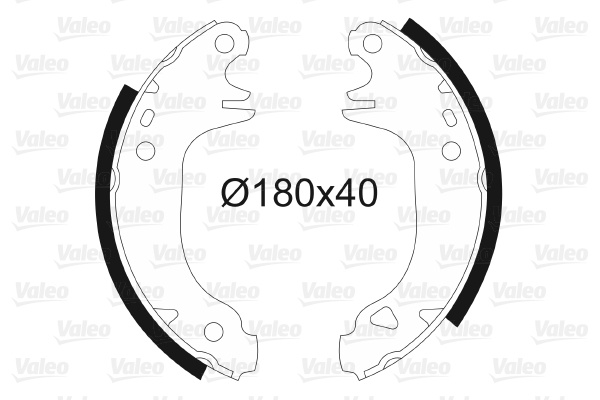 Sada brzdových čeľustí VALEO