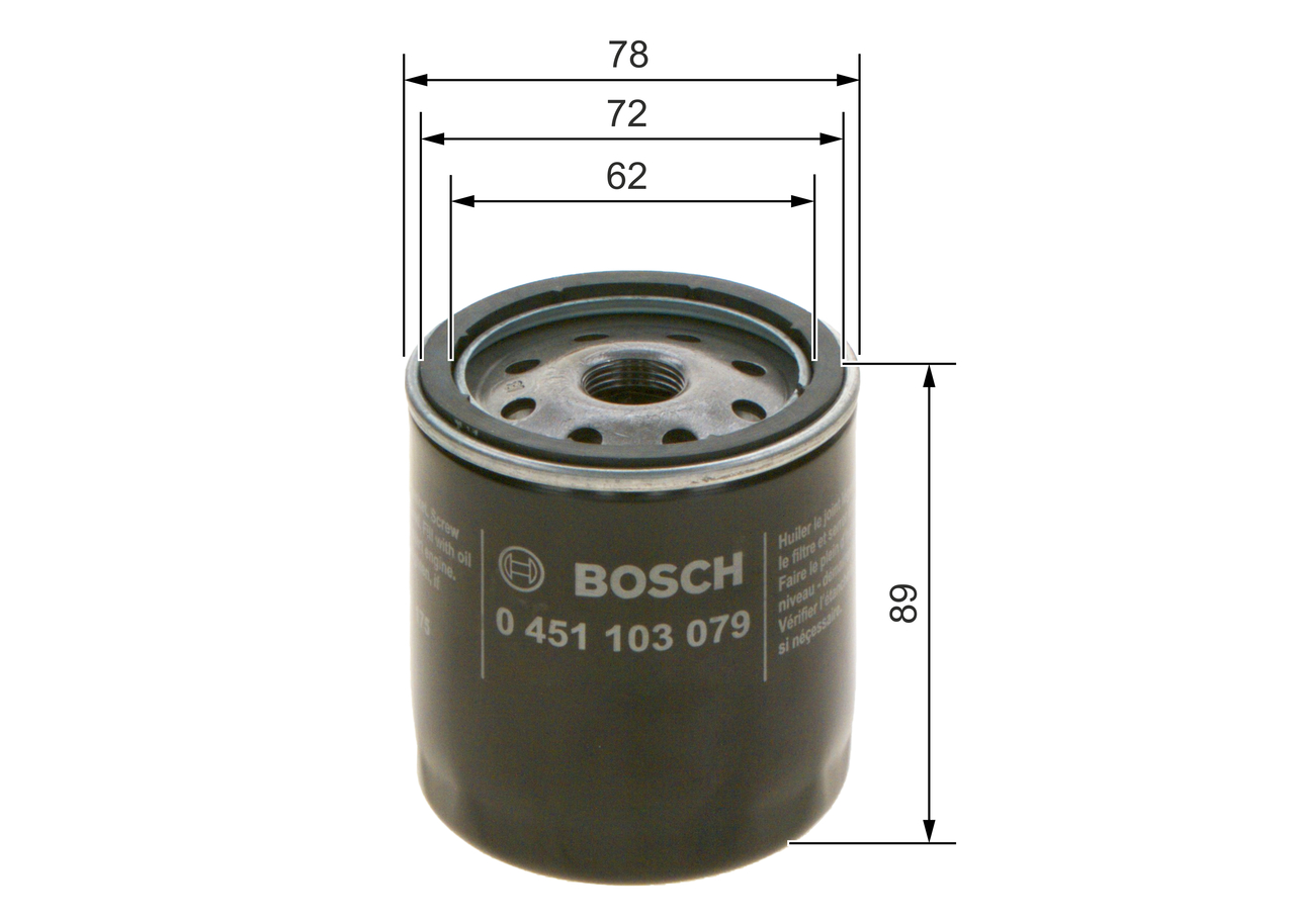 Olejový filter BOSCH (0 451 103 227)