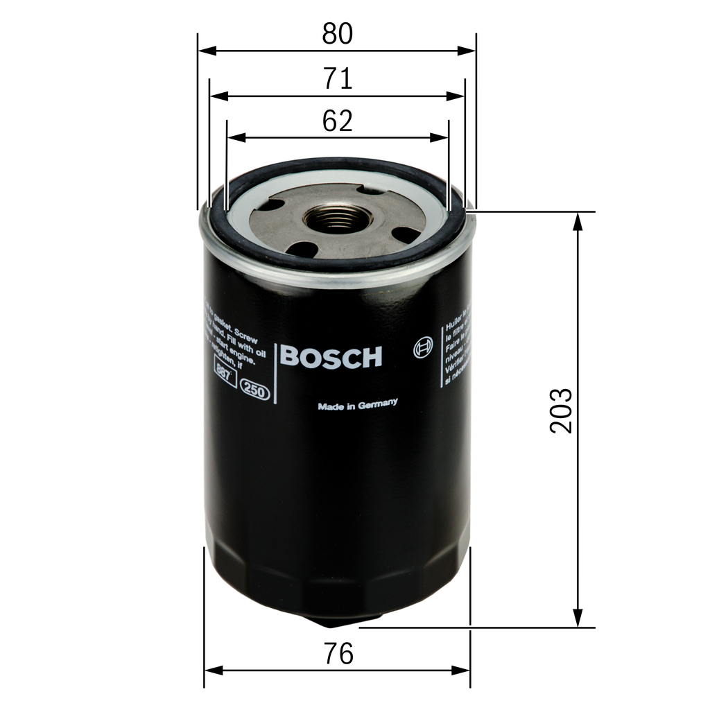 Olejový filter BOSCH