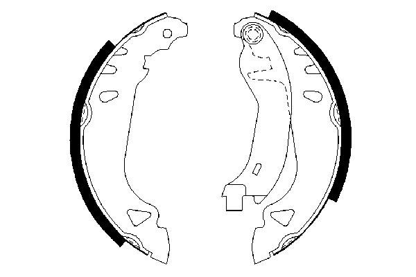 Sada brzdových čeľustí BOSCH