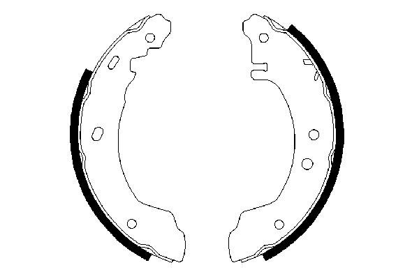 Sada brzdových čeľustí BOSCH