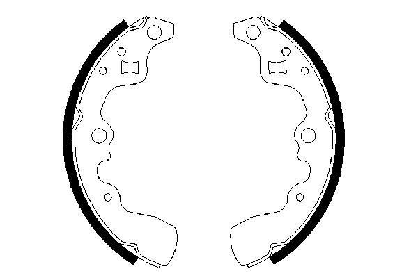 Sada brzdových čeľustí BOSCH