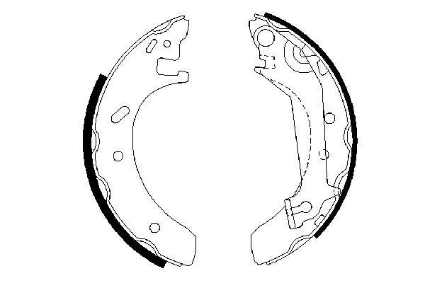 Sada brzdových čeľustí BOSCH