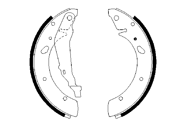 Sada brzdových čeľustí BOSCH