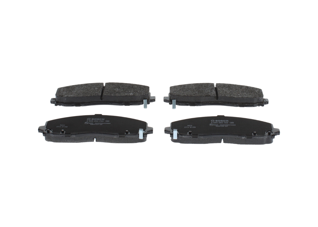 Sada brzdových platničiek kotúčovej brzdy BOSCH