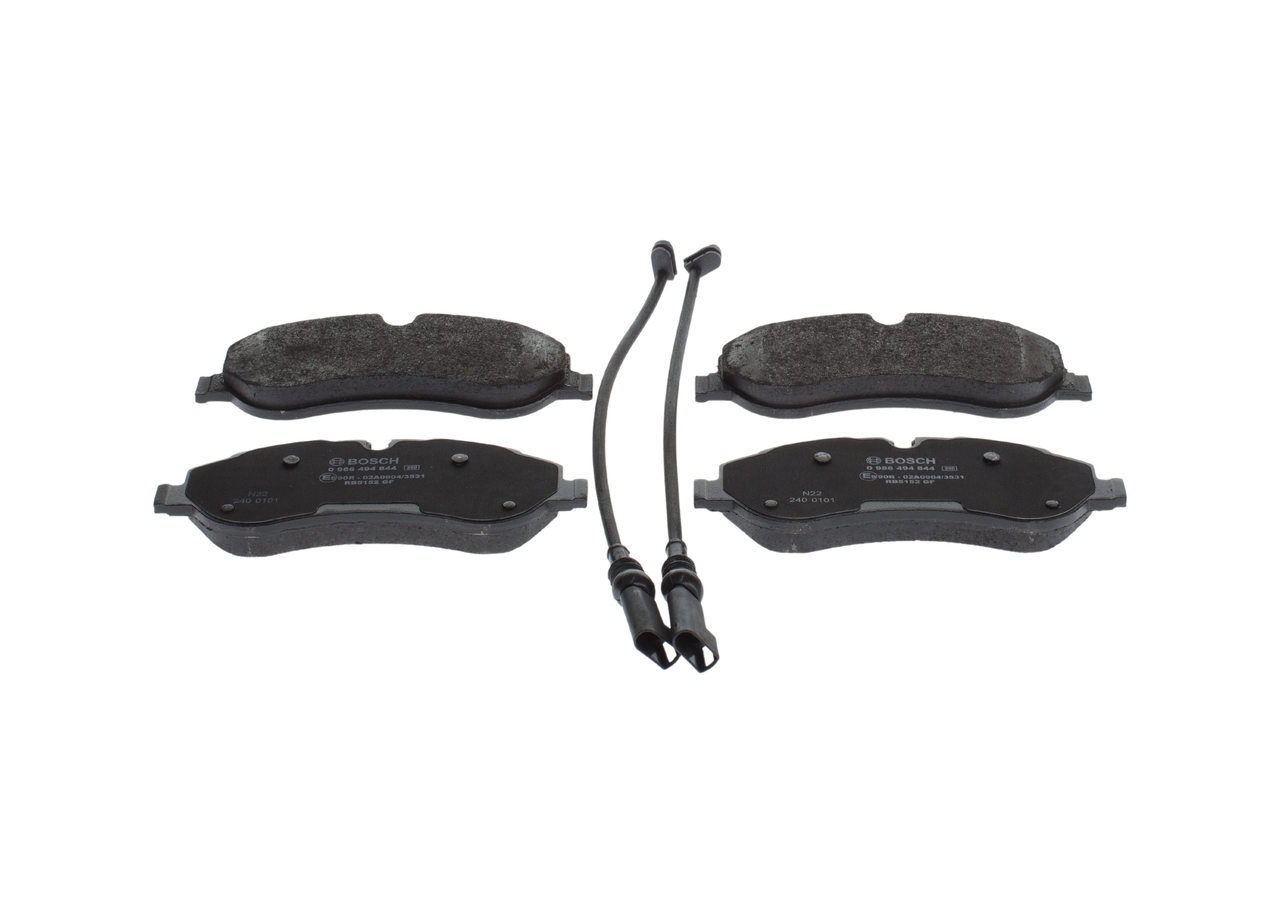 Sada brzdových platničiek kotúčovej brzdy BOSCH