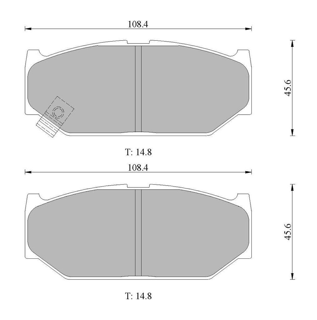 Sada brzdových platničiek kotúčovej brzdy BOSCH