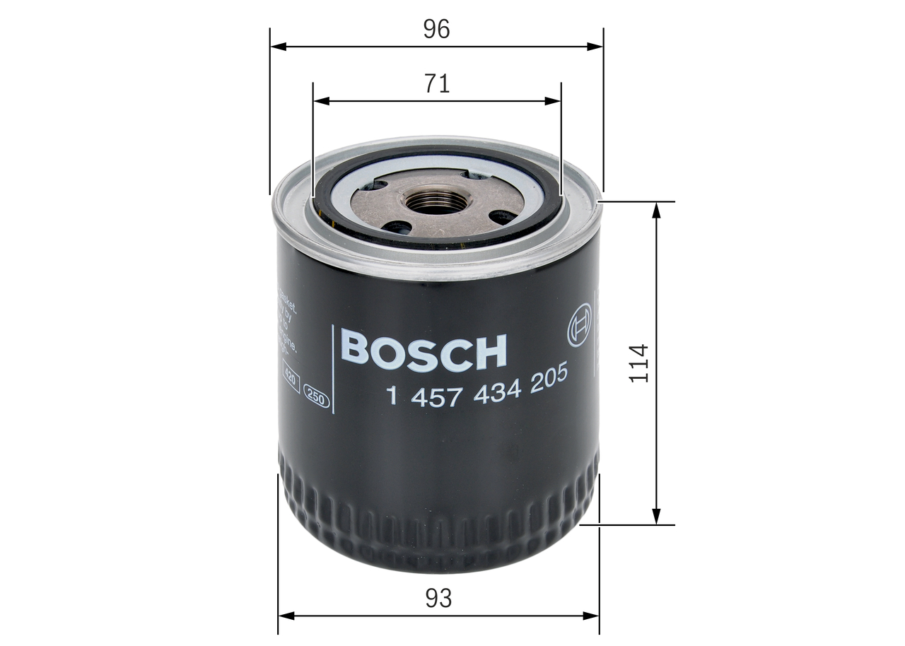 Brzdový kotúč BOSCH (0 986 479 E55)