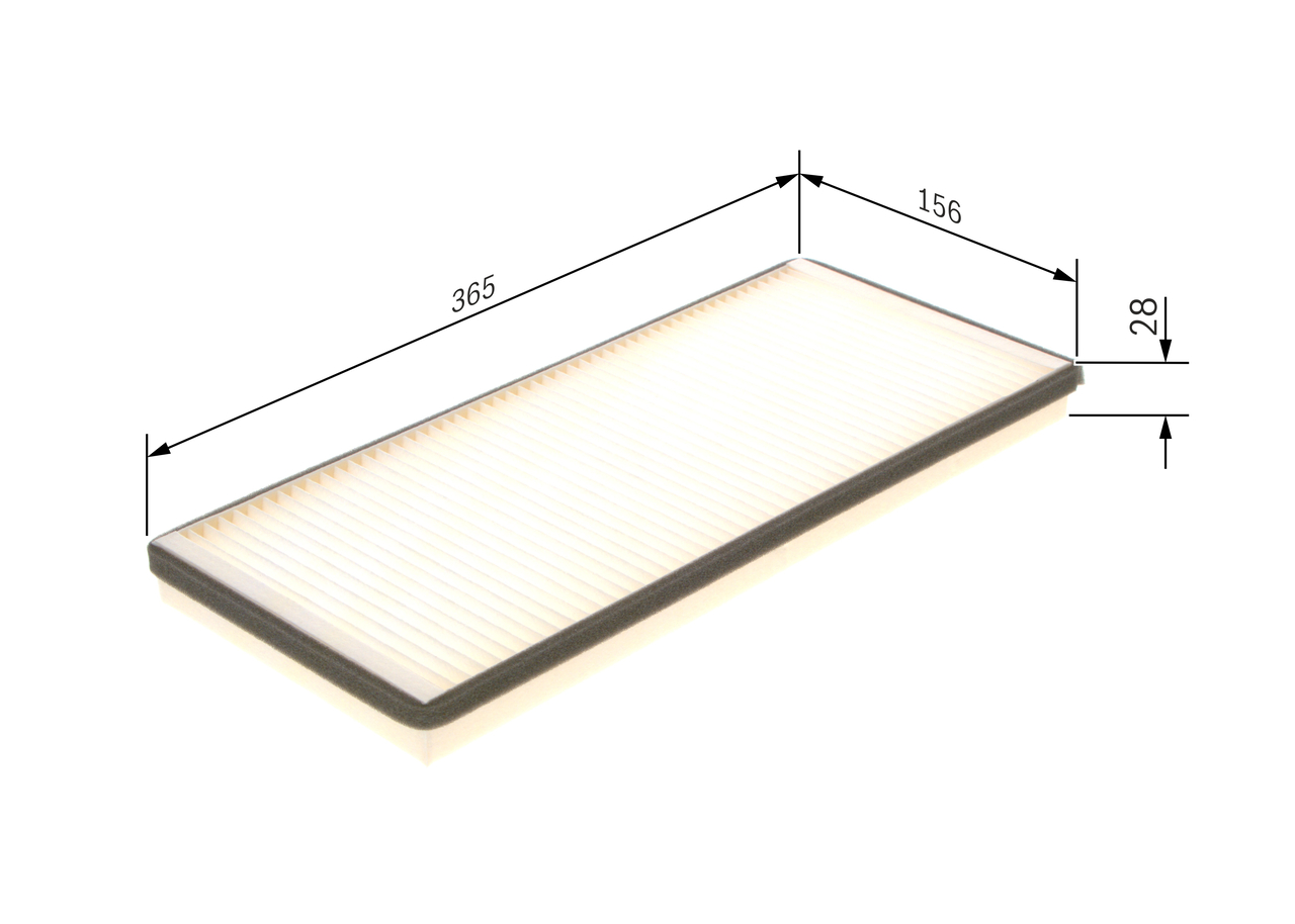 Filter vnútorného priestoru BOSCH (1 987 432 043)