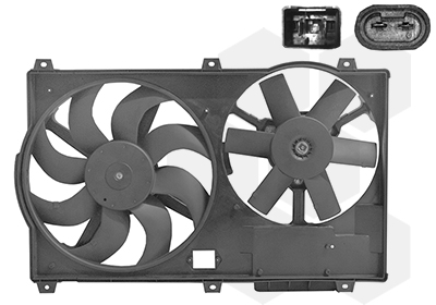 Ventilátor chladenia motora VAN WEZEL