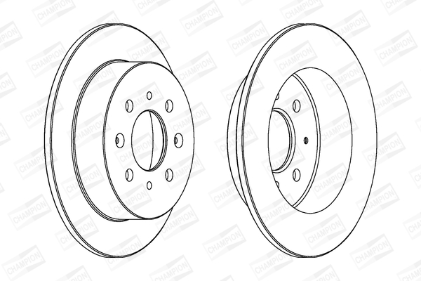 Brzdový kotúč CHAMPION