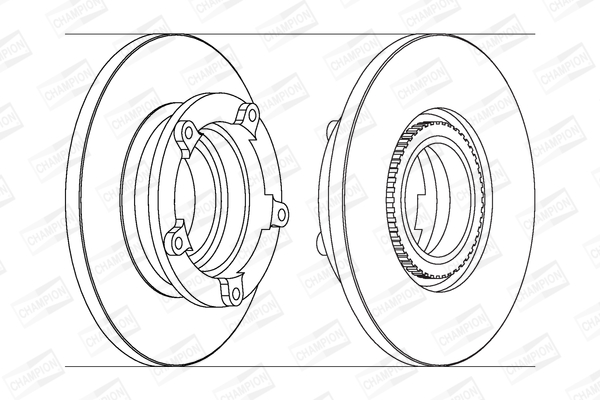 Brzdový kotúč CHAMPION