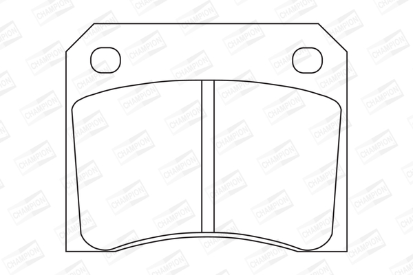 Sada brzdových platničiek kotúčovej brzdy CHAMPION
