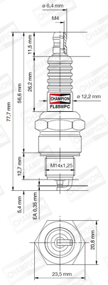 Zapaľovacia sviečka CHAMPION