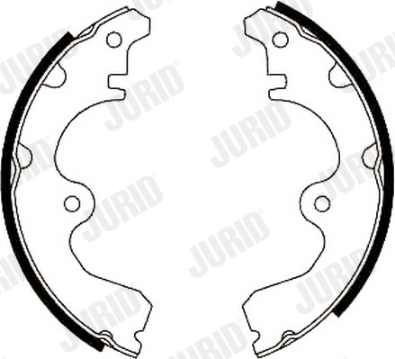 Sada brzdových čeľustí JURID