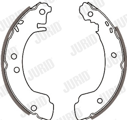 Sada brzdových čeľustí JURID