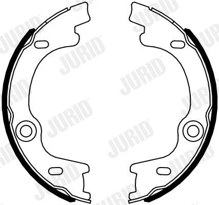 Sada brzd. čeľustí parkov. brzdy JURID
