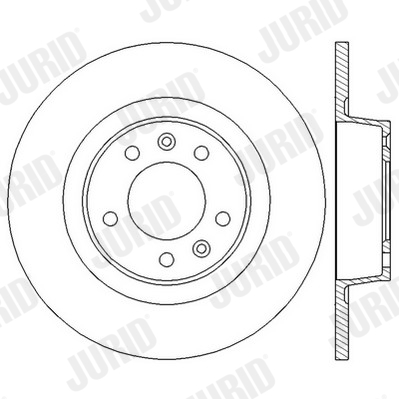 Brzdový kotúč JURID