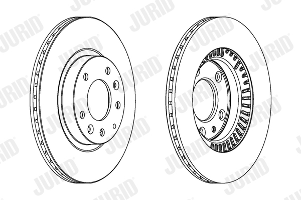 Brzdový kotúč JURID