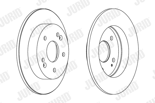 Brzdový kotúč JURID