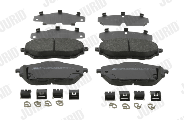 Sada brzdových platničiek kotúčovej brzdy JURID