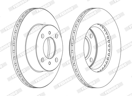 Brzdový kotúč FERODO