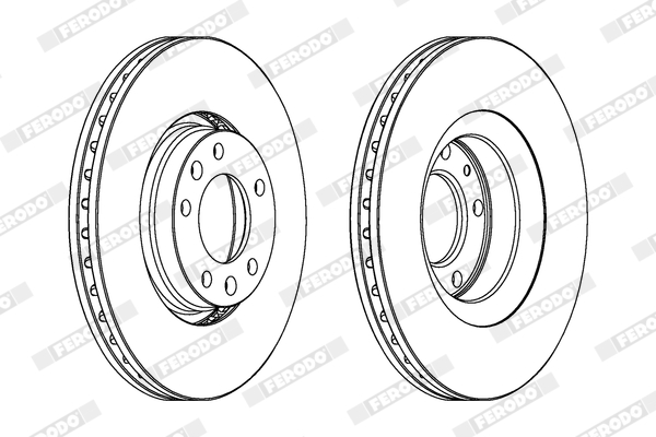 Brzdový kotúč FERODO