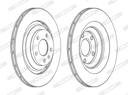 Brzdový kotúč FERODO