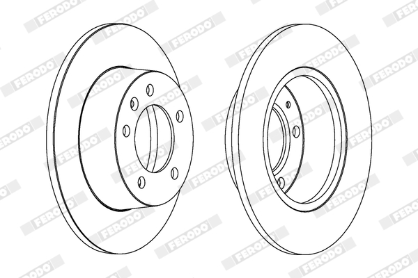 Brzdový kotúč FERODO