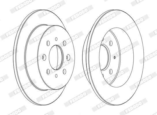 Brzdový kotúč FERODO