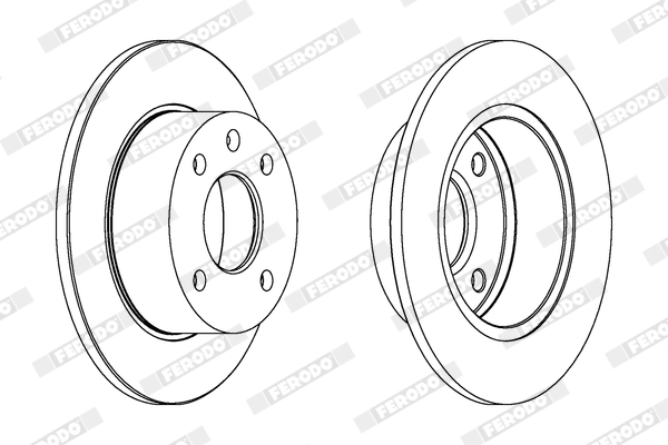 Brzdový kotúč FERODO