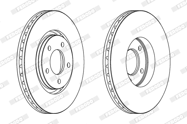Brzdový kotúč FERODO