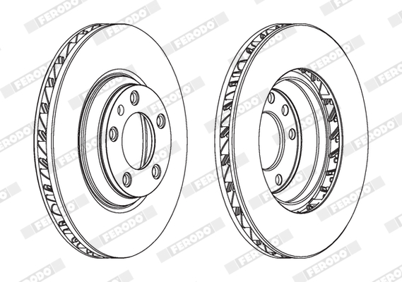 Brzdový kotúč FERODO