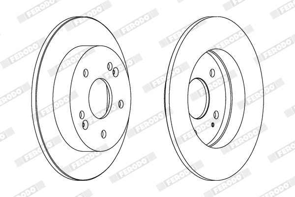 Brzdový kotúč FERODO