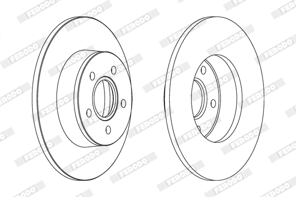 Brzdový kotúč FERODO