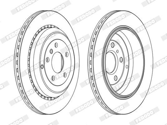 Brzdový kotúč FERODO